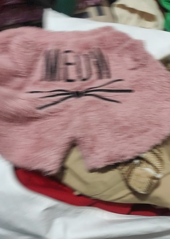 Pembe Peluş takım altı şortlu - Görsel 7