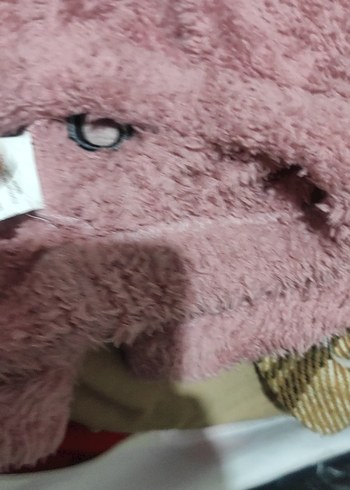 Pembe Peluş takım altı şortlu - Görsel 5