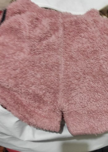 Pembe Peluş takım altı şortlu - Görsel 8