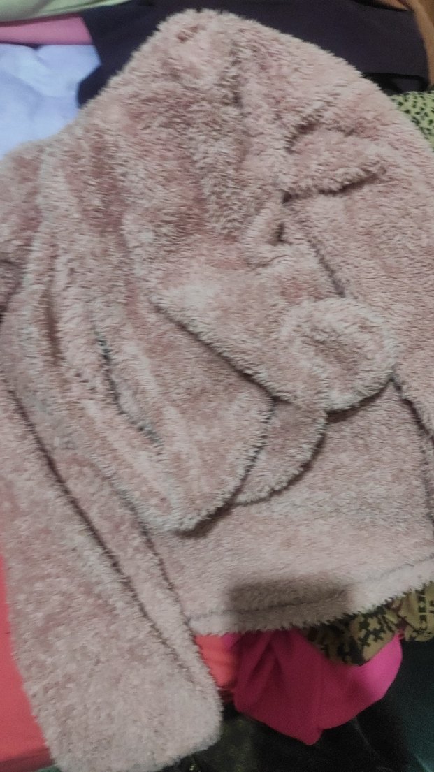 Pembe Peluş takım altı şortlu - Görsel 3