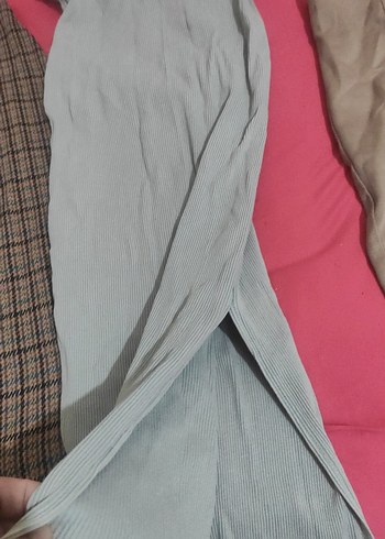 yanları yırtmaçlı uzun esnek yumuşacık - Görsel 7