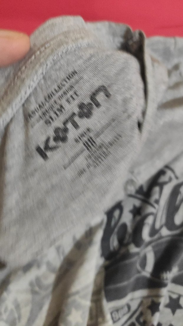 Gri Pamuklu Baskılı Hamile Tişörtü - Görsel 3