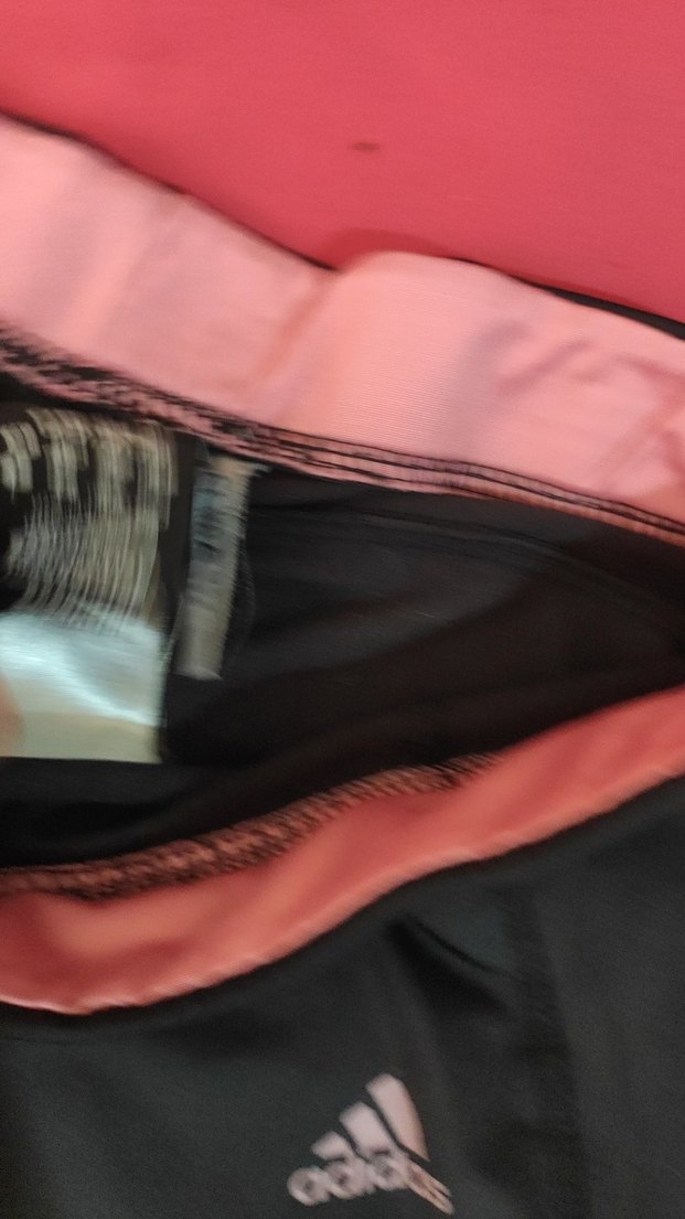 Siyah Adidas Kadın Spor Şortu Velcro Bantlı - Görsel 2