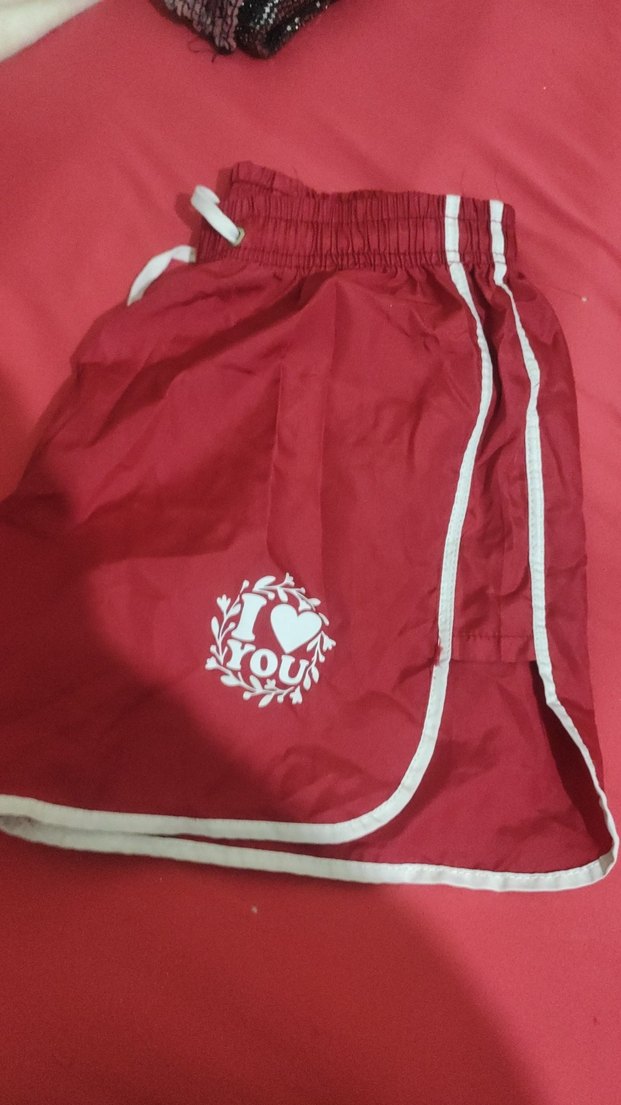 Kırmızı  Şort yepyeni çok hafif - Görsel 5
