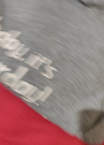 Gri Kedi Baskılı Peluş Detaylı Tişört - Görsel 4