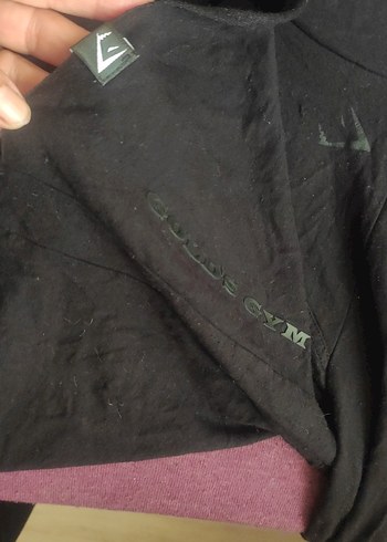 orjinal Siyah Uzun Kollu  Spor Tişörtü çok esnek yepyeni - Görsel 2