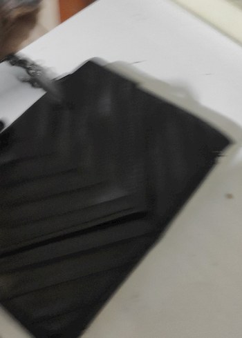 Zincir Detaylı Siyah Desenli Kadın kol ve el çantası Çantası - Görsel 2