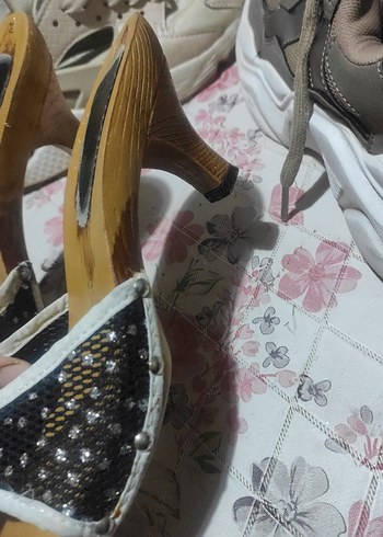 Kadın Kahverengi Yılan Desenli Dolgu Topuk Espadril - Görsel 2