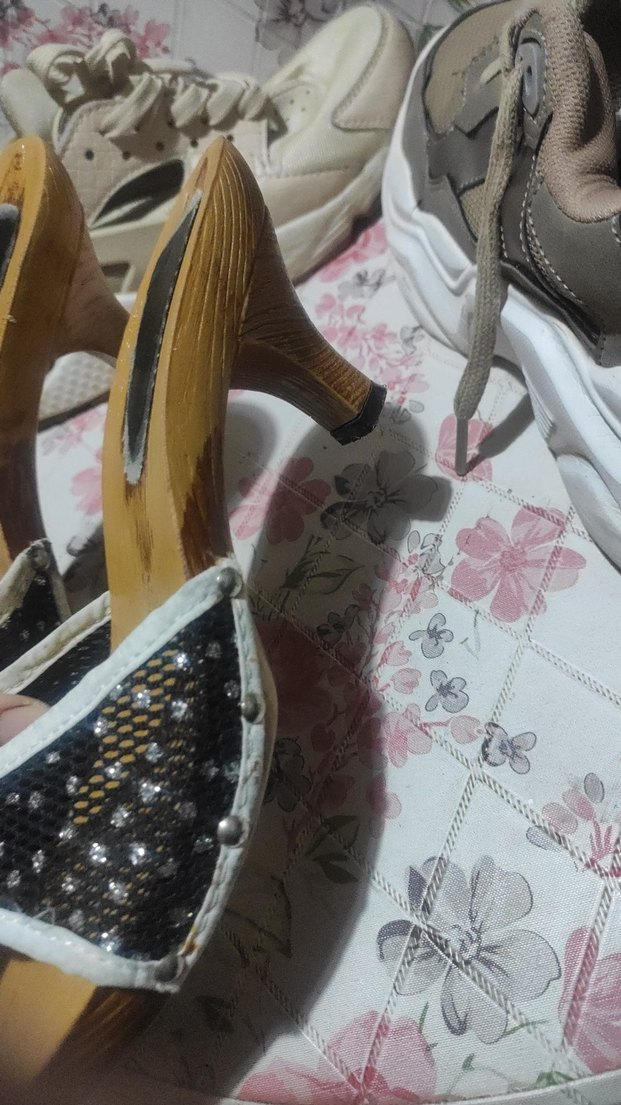 Kadın Kahverengi Yılan Desenli Dolgu Topuk Espadril - Görsel 2