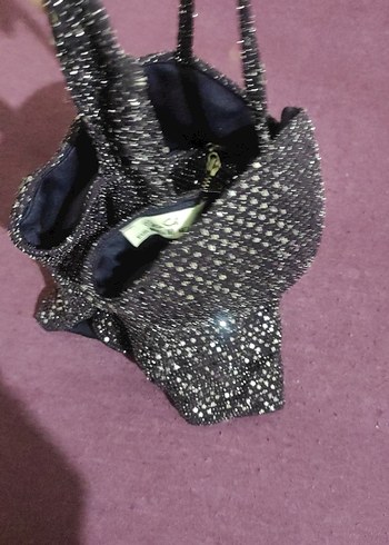 Kadın Payetli Mini crop esnek - Görsel 8