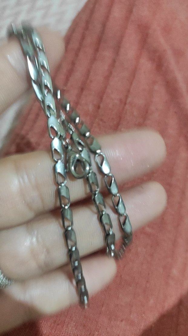 Gri Yılan Desenli  Zinciri ayarı var ama ne olduğu göremiyorum - Görsel 5