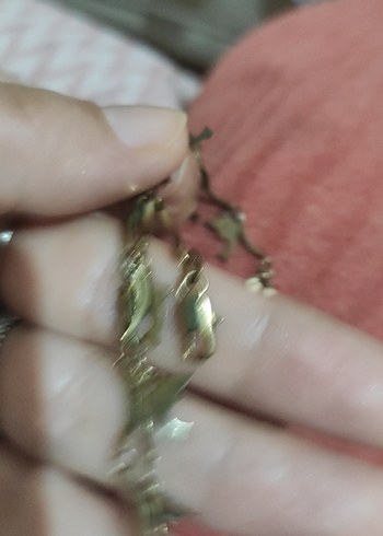 Altın Renk Zincir Detaylı Kadın El Zinciri - Görsel 5