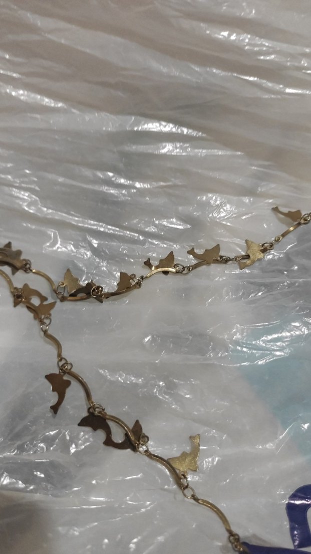 Altın Renk Zincir Detaylı Kadın El Zinciri - Görsel 3