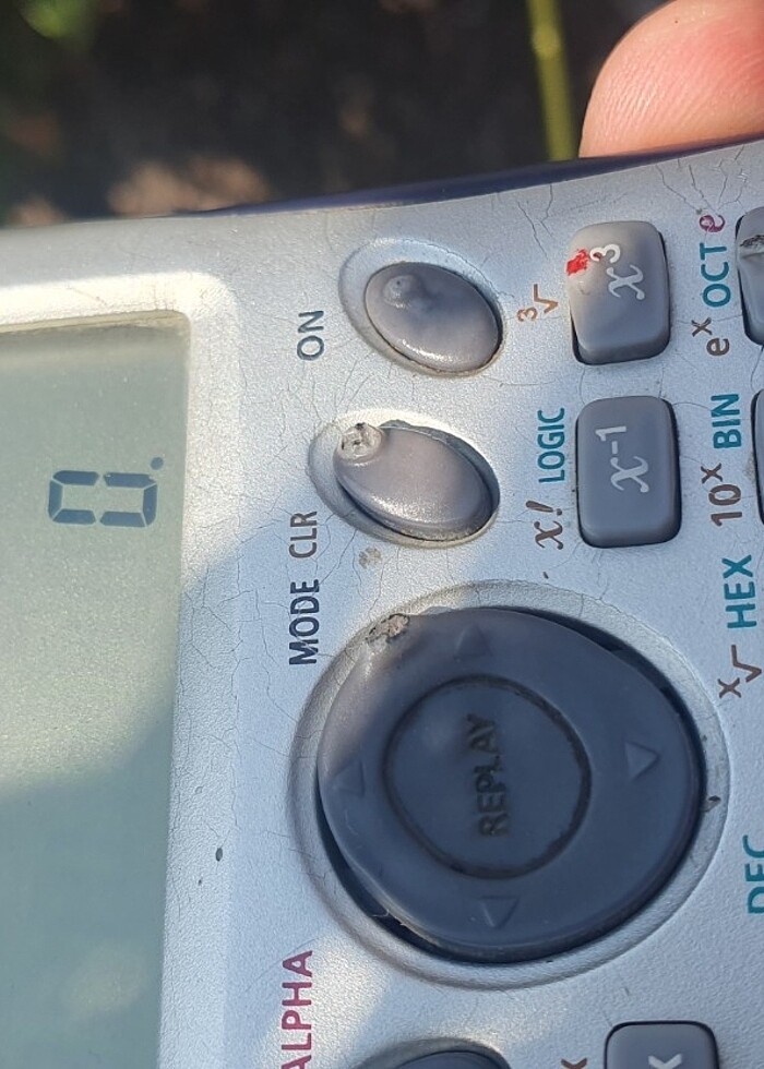 Casio güneş enerjili hesap makinesi  - Görsel 2