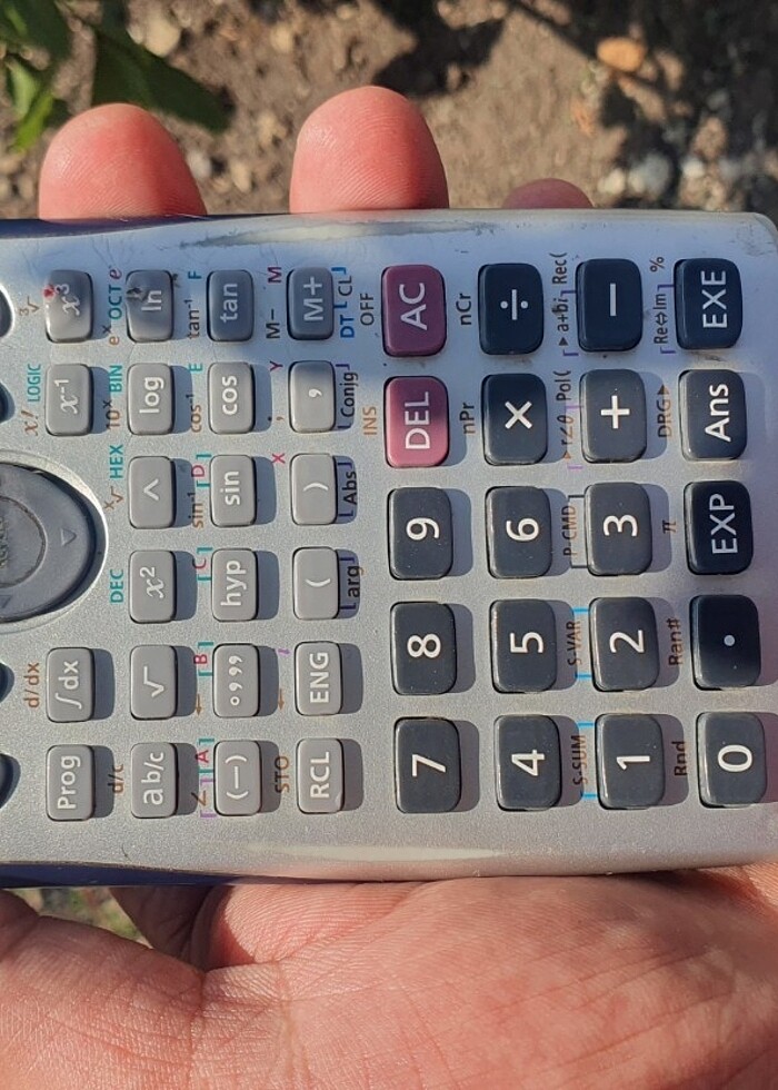 Casio güneş enerjili hesap makinesi  - Görsel 5