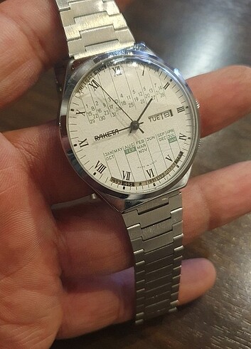 Rus raketa kurmalı saat 