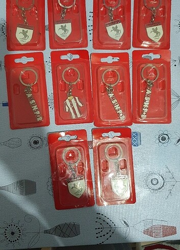 10 adet samsun spor anahtarlık
