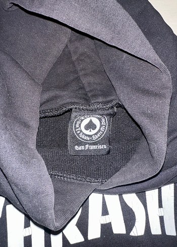 l Beden Siyah Kapüşonlu Thrasher Sweatshirt