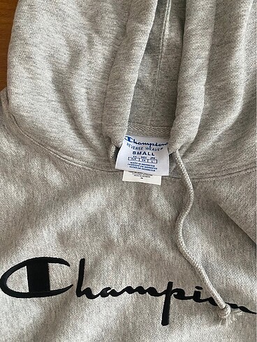 hiç kullanılmamış champion hoodie