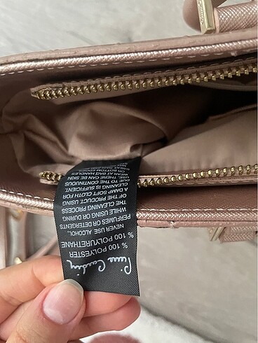 Beden ten rengi Renk Pierre cardin pudra çanta