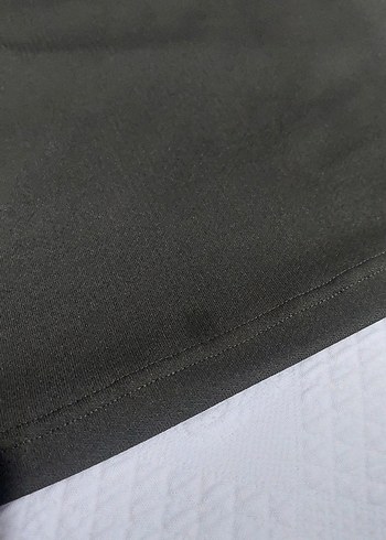 Kapüşonlu Gri-Yeşil Kadın Sweatshirt - Görsel 5