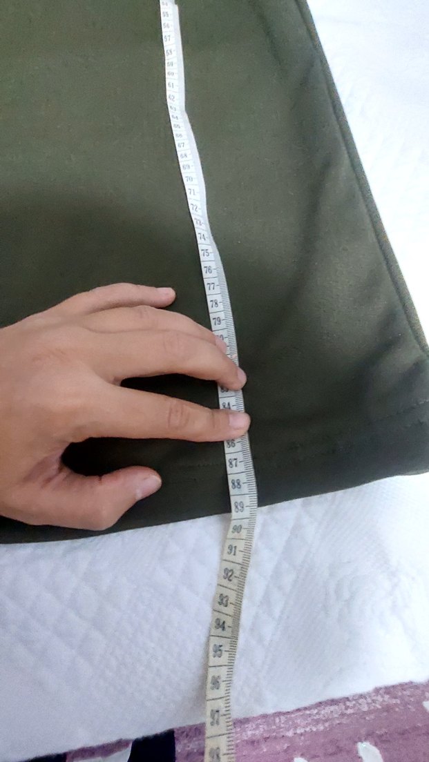 Kapüşonlu Gri-Yeşil Kadın Sweatshirt - Görsel 2