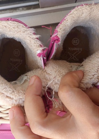 Pembe Kız Çocuk Sneakers Velcro Bağcıklı - Görsel 3