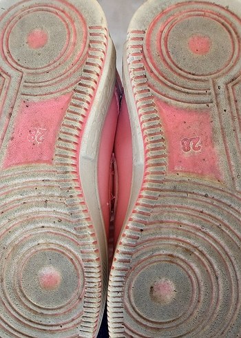 Pembe Kız Çocuk Sneakers Velcro Bağcıklı - Görsel 4