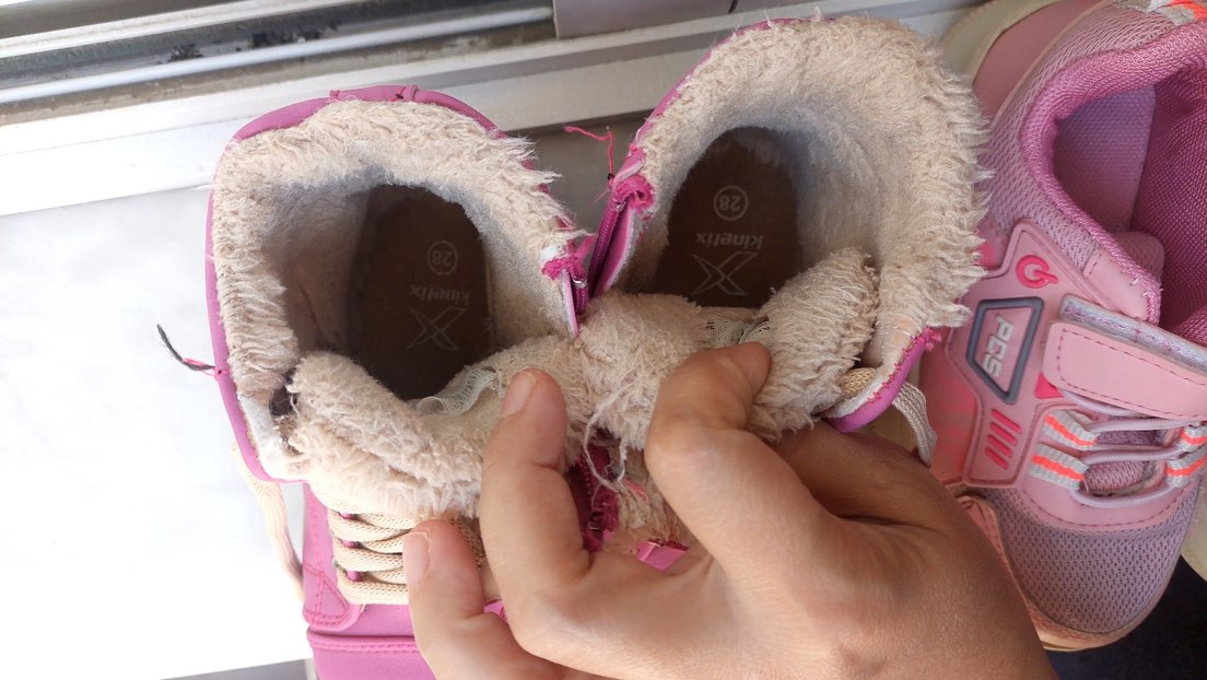 Pembe Kız Çocuk Sneakers Velcro Bağcıklı - Görsel 3