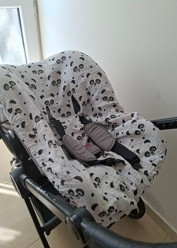 Gri PRAVA Bebek Arabası ve Oto Koltuğu Seti - Görsel 9