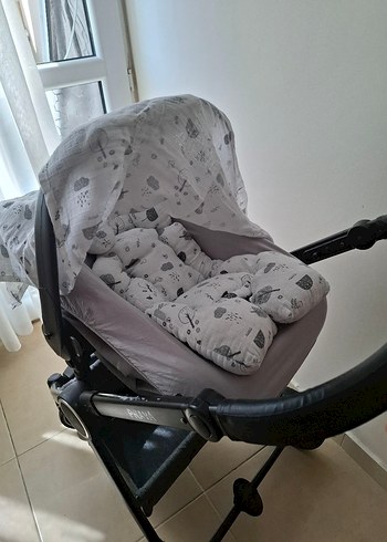 Gri PRAVA Bebek Arabası ve Oto Koltuğu Seti - Görsel 6