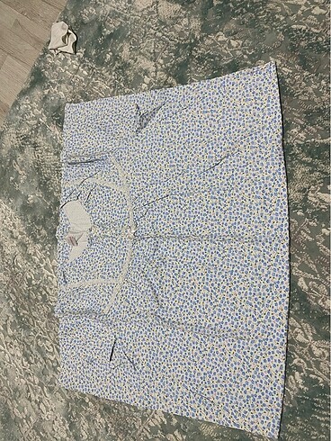 Hamile ve emzirme pijama takımı lohusa elbise gecelik - Görsel 6