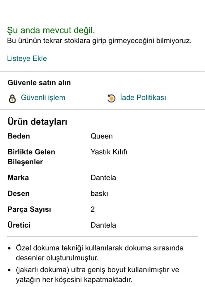 Yatak örtüsü - Görsel 3