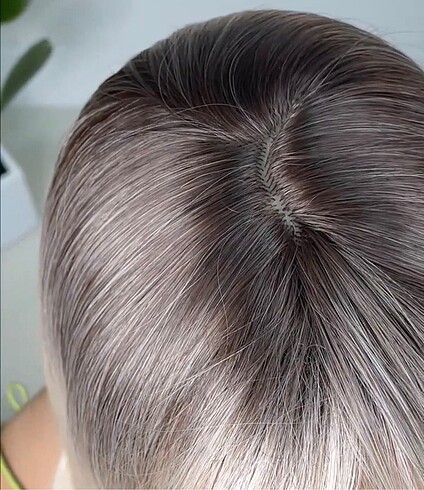  Beden Ombré sarı peruk