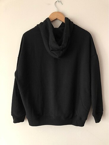 Zara Siyah oversize sweatshirt