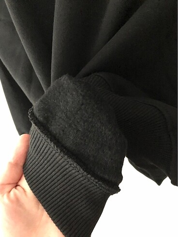 m Beden Siyah oversize sweatshirt