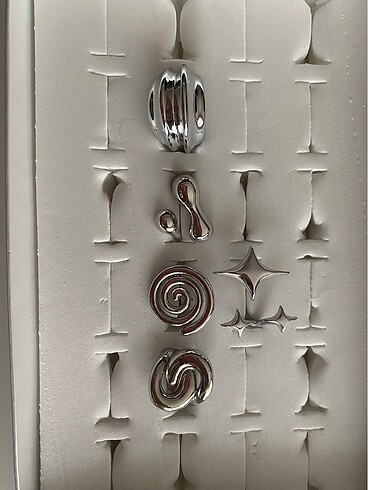 Gümüş tasarım Vintage ayarlanabilir yüzük