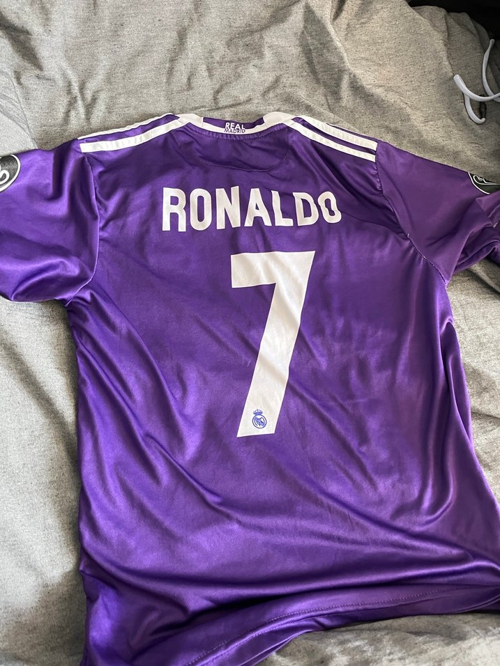 Mor Kısa Kollu Erkek Spor Forması - Görsel 3