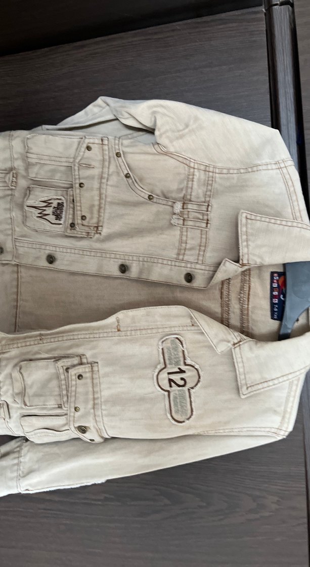 Düğmeli çocuk  Denim Ceket - Görsel 5