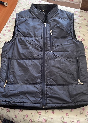 LC Waikiki Erkek Lacivert Fermuarlı Yelek
