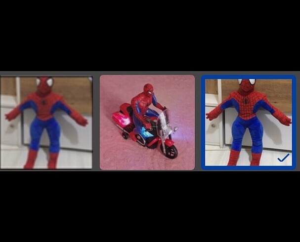  Beden Renk Spiderman örümcek adam 2 tane