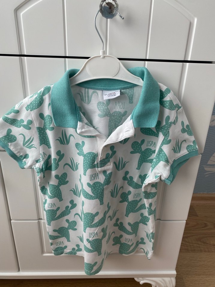 Erkek Çocuk Çok Renkli Pamuklu Polo Tişört - Görsel 3