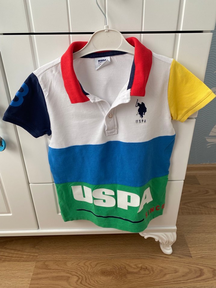 Erkek Çocuk Çok Renkli Pamuklu Polo Tişört - Görsel 2