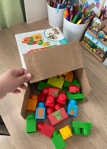 Mega Bloks 30 Parça Meyve ve Sebze Blokları - Görsel 2