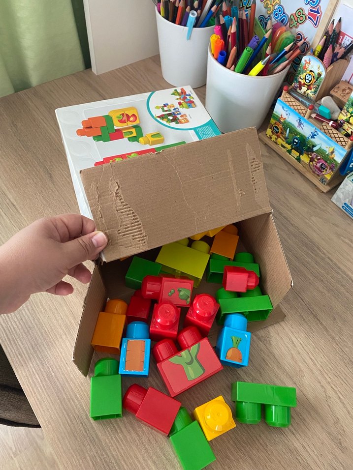 Mega Bloks 30 Parça Meyve ve Sebze Blokları - Görsel 2