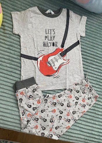 4 lü takim halınde  Erkek çocuk Pijama Takımı - Görsel 2