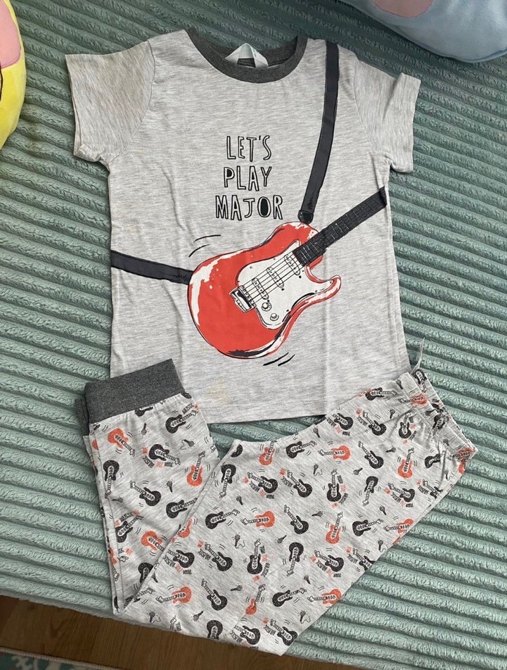 4 lü takim halınde  Erkek çocuk Pijama Takımı - Görsel 2