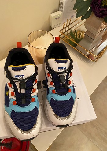 Renkli Erkek Çocuk Spor Ayakkabısı Velcro - Görsel 2