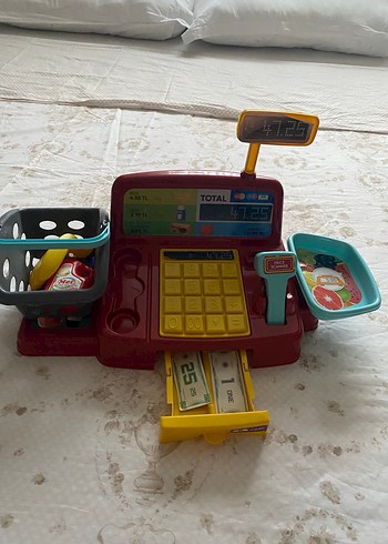 Renkli Eğitici Oyuncak Market Kasası