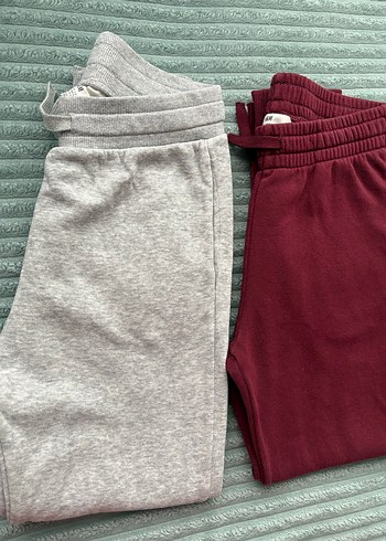 Gri ve bordo eşofman altı - Görsel 2